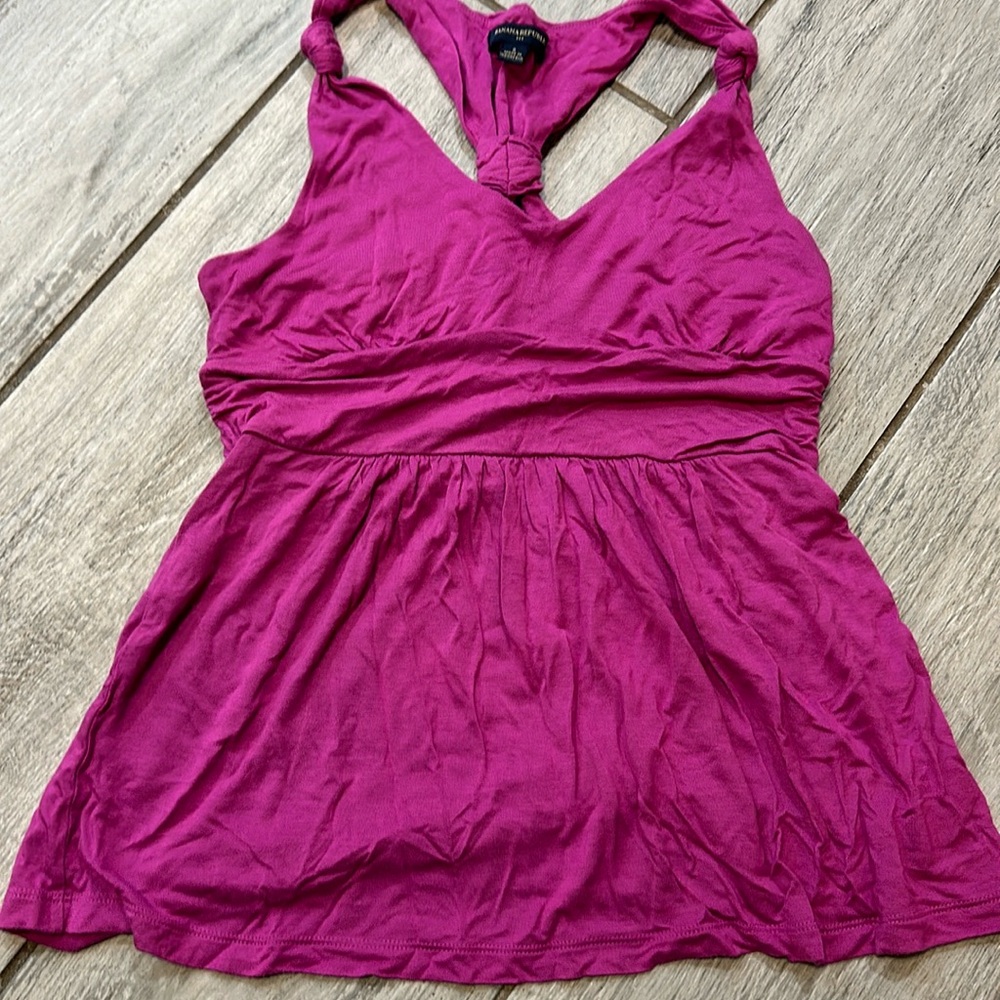 Banana Republic Vibrant Women’s Racer Back Purple Tank Size Small